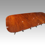 Large Georgian mahogany dining table - Image 7