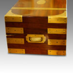 Large Victorian campaign writing box - Image 2