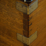 Large Victorian camphorwood ottoman - Image 9