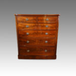 Large Victorian mahogany chest of drawers