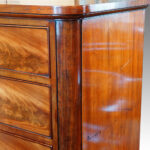 Large Victorian mahogany chest of drawers - Image 9