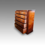 Large Victorian mahogany chest of drawers - Image 7