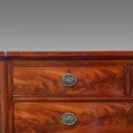 Large Victorian mahogany chest of drawers - Image 4