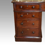 Large Victorian mahogany partners desk - Image 6