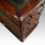 Large Victorian mahogany partners desk - Image 3