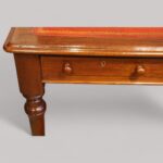 Large Victorian mahogany writing table - Image 6
