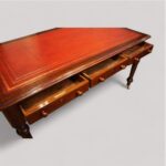 Large Victorian mahogany writing table - Image 5