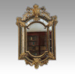 Large 19thc. gilt mirror  - Image 4