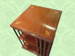 Edwardian Inlaid Mahogany Revolving Bookcase - Image 5