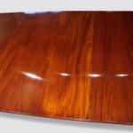 Large mahogany 3 pillar dining table 3.8metres - Image 8