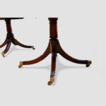 Large mahogany 3 pillar dining table 3.8metres - Image 6