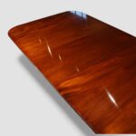 Large mahogany 3 pillar dining table 3.8metres - Image 4
