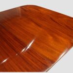 Large mahogany 3 pillar dining table 3.8metres - Image 3