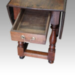 Large oak Edwardian gateleg dining table - Image 2