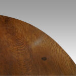 Large oak Edwardian gateleg dining table - Image 5