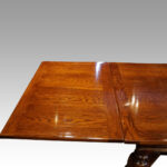 Large oak extending refectory table - Image 5