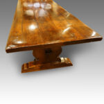 Large oak refectory dining table - Image 10