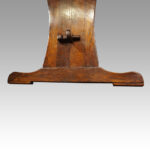 Large oak refectory table - Image 6