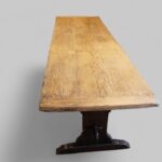 Large Edwardian Oak Refectory Table - Image 7