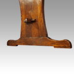 Large oak refectory table - Image 4