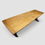 Large Edwardian Oak Refectory Table - Image 4