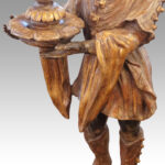 Large pair of Venetian Walnut candelabra - Image 12