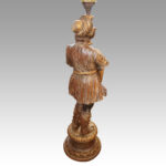 Large pair of Venetian Walnut candelabra - Image 5