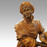 Large pair of Venetian Walnut candelabra - Image 11