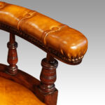 Late Victorian revolving desk chair - Image 9
