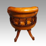 Late Victorian revolving desk chair - Image 5