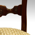 Late Victorian set of 6 mahogany dining chairs - Image 6