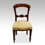 Late Victorian set of 6 mahogany dining chairs - Image 4