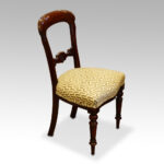 Late Victorian set of 6 mahogany dining chairs - Image 2