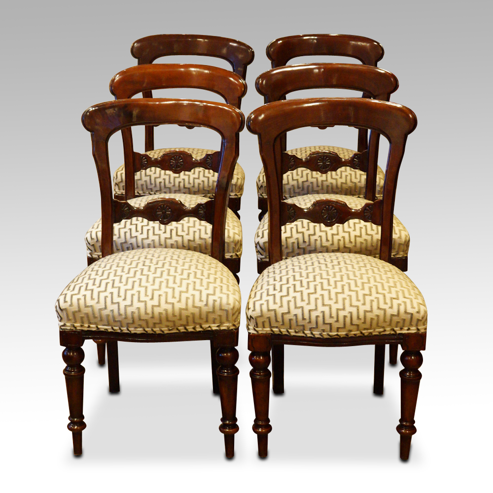 Late-Victorian-set-of-6-mahogany-dining-chairs.jpg Late Victorian set of 6 mahogany dining chairs - Image 1