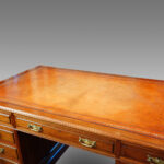 Late Victorian walnut pedestal desk Now Sold - Image 2