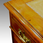 Late Victorian walnut pedestal desk Now Sold - Image 6