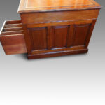 Late Victorian walnut pedestal desk Now Sold - Image 5