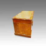 Late Victorian walnut pedestal desk Now Sold - Image 5