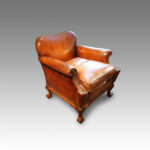 Leather easy chair 1920's