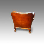 Leather easy chair 1920's - Image 4
