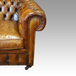 Leather button back 2-seat Chesterfield - Image 2