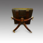 Leather revolving desk chair - Image 4