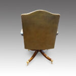 Leather revolving desk chair - Image 7