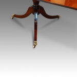 Georgian style mahogany twin pillar dining table NOW SOLD - Image 7