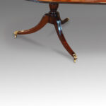 Georgian style mahogany twin pillar dining table NOW SOLD - Image 8