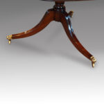 Georgian style mahogany twin pillar dining table NOW SOLD - Image 9