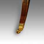 Mahogany Georgian style 3 pillar dining table - Image 4