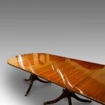 Regency style mahogany 3 pillar dining table Now Sold - Image 5