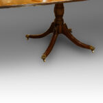 Regency style mahogany 3 pillar dining table Now Sold - Image 9