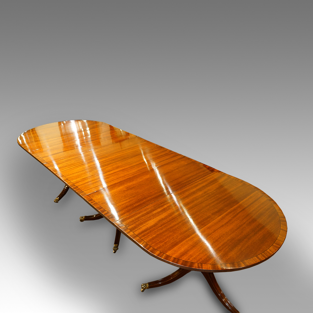 Mahogany-3-pillar-dining-table-in-regency-style8.jpg Regency style mahogany 3 pillar dining table Now Sold - Image 1